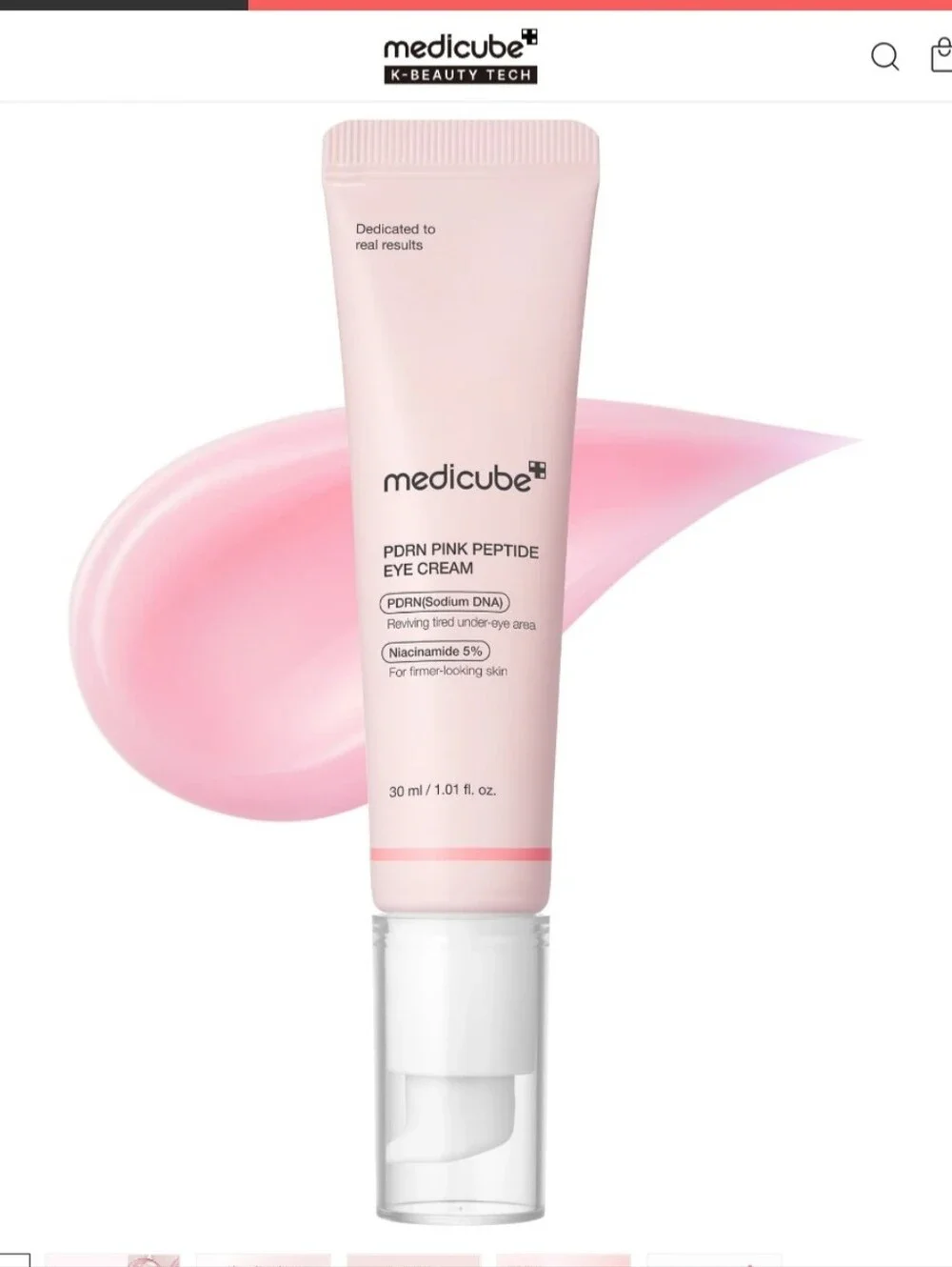 Medicube PDRN Pink Peptide Eye Cream